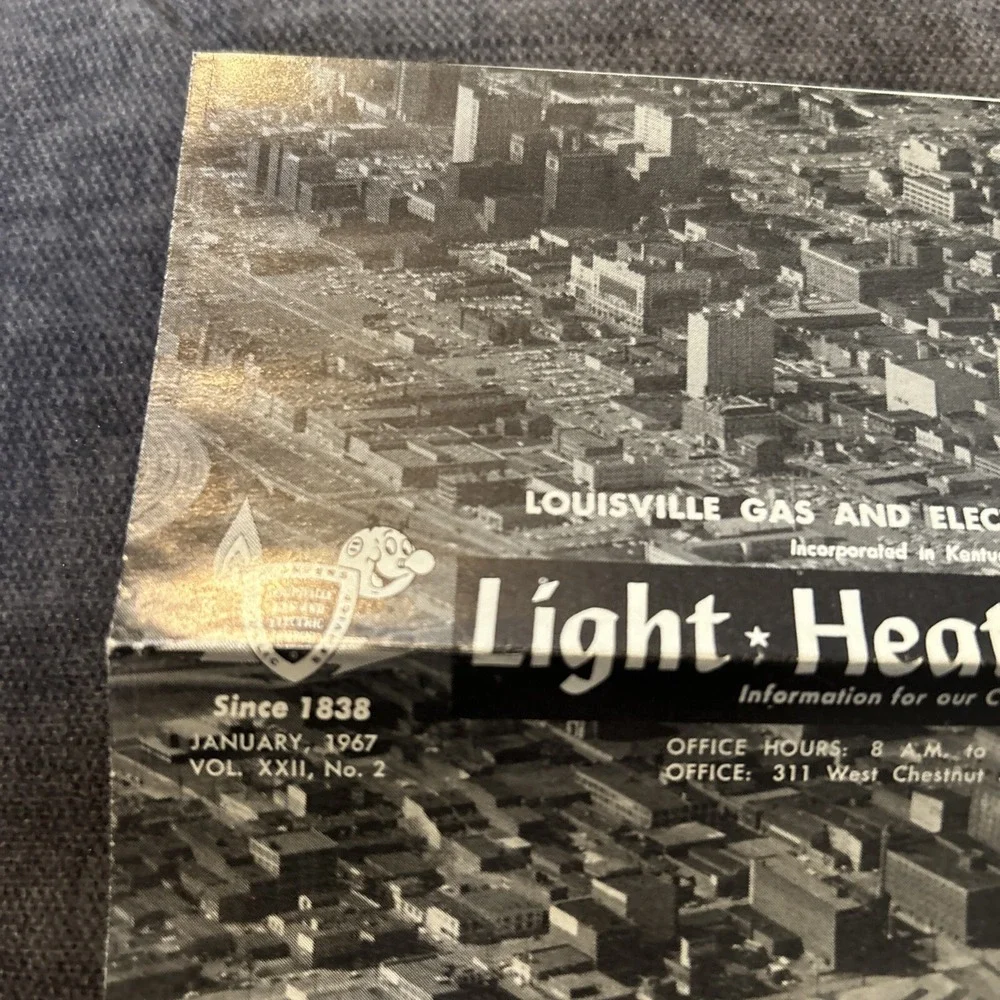 Louisville Gas And Electric Company Light Heat Power Jan. 1967 Vol. 22 #2
